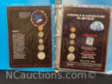 Americas Adventure in space Coin and Stamp Collection 1967, 1969, 1972, 1977
