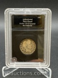 Authenticated 1899 Barber 90% Silver Quarter