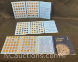 4 Lincoln Penny Set Coin Albums with Pennies 1930s-2000s