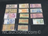 International Banknotes Mexico, India, Italy, Portugal, Korea