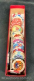 colorful casino, poker chips, tokens coins