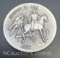 1862 Robert E Lee Sterling Silver Coin 34. Grams