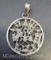 Sterling Silver Star Pendant 4. Grams