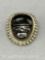 Silver Mexico Tribal Mask Pin 19g Total