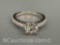 Preveli 925 Sterling Silver Moissanite Diamond Ring sz3 8.5g Total
