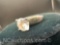 Sterling Silver Moissanite Diamond Ring