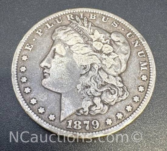 1879 Morgan Silver Dollar 90% Silver Coin 26. Grams