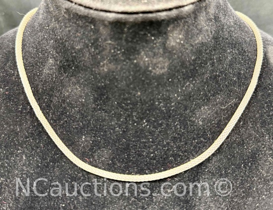 925 Sterling Silver Italy Chain Necklace 8g