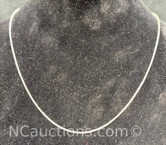 925 Italy Sterling Silver Chain Necklace 4g