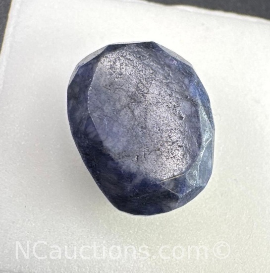 Oval Cut Deep Blue Sapphire Gemstone 15.65 CT