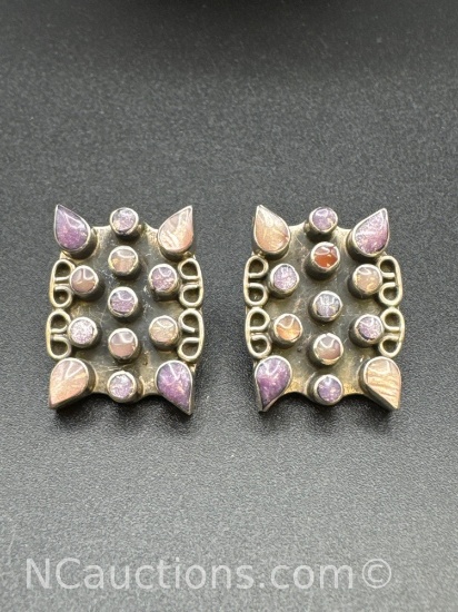 Sterling Silver Earrings 12. Grams