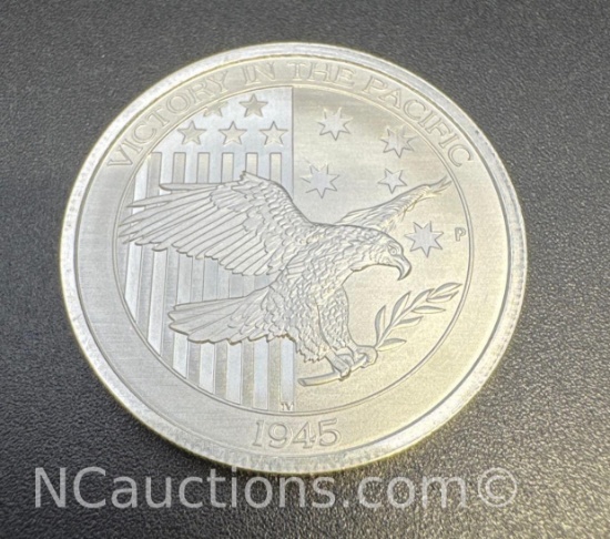 2017 Victory In The Pacific 1/2 Oz .999 Fine Silver Bullion Coin