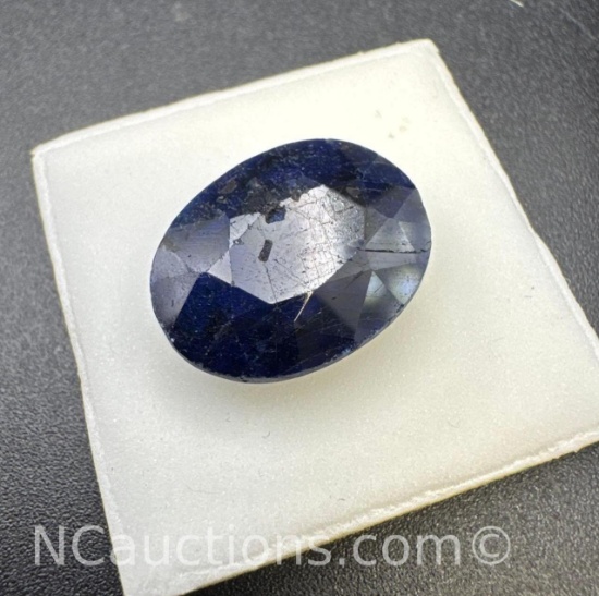 Oval Cut Deep Blue Sapphire Gemstone 14.50CT
