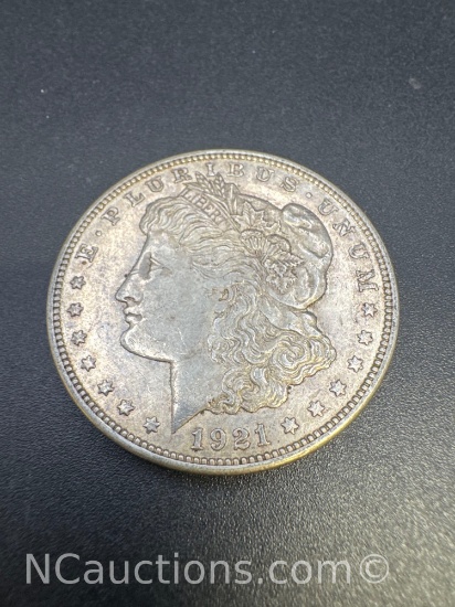 1921 Morgan Silver Dollar 90% Silver Coin