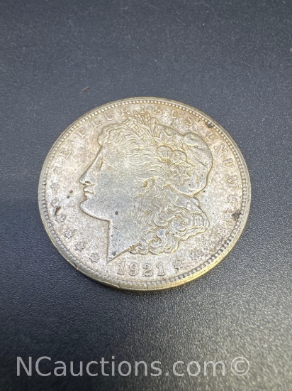 1921-S Morgan Silver Dollar 90% Silver Coin