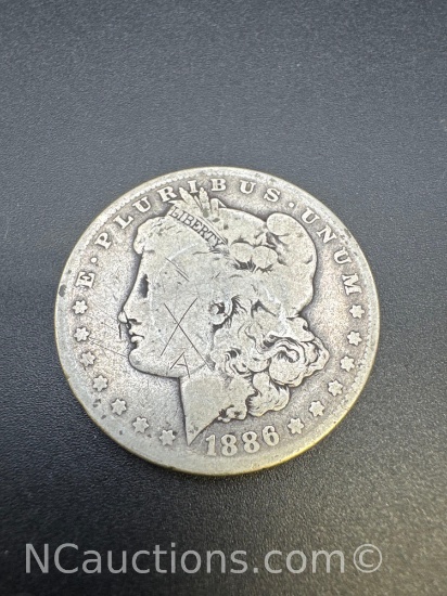 1886-O Morgan Silver Dollar 90% Silver Coin