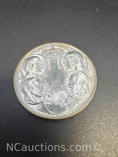 1963 Greece 30 Drachmas 83% Silver Coin