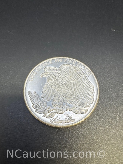SilverTowne 1 Troy Oz .999 Fine Silver Bullion Coin