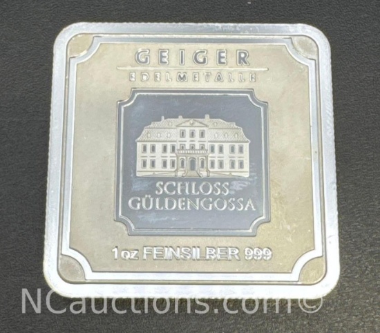Geiger Edelmetalle 1 Troy Oz .999 Fine Silver Bullion