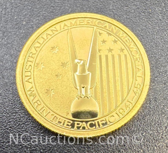 2013 War In The Pacific 1/10 Oz .9999 Fine Gold Bullion Coin