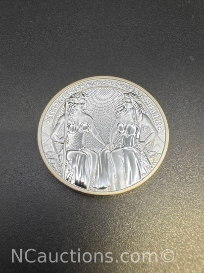 2021 Germania 1 Troy Oz .999 Fine Silver Allegories Bullion Coin