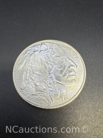 1 Troy Oz .999 Fine Silver Buffalo Bullion Coin