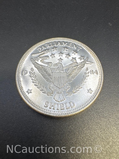 Parliament Shield 1 Troy Oz .999 Fine Silver Bullion Coin
