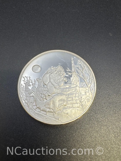 1989 St Nicholas 1 Troy Oz .999 Fine Silver Bullion Coin