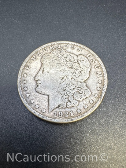 1921-S Morgan Silver Dollar 90% Silver Coin