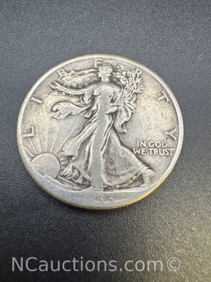 Walking Liberty 90% Silver Half Dollar Coin
