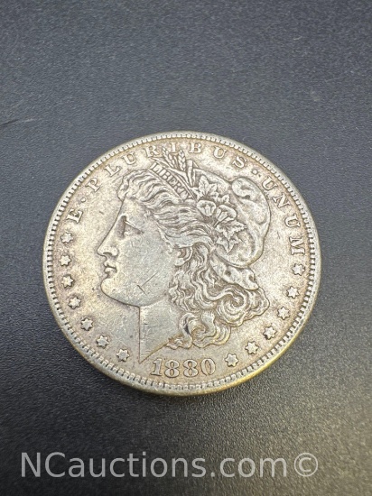 1880-S Morgan Silver Dollar 90% Silver Coin