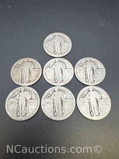 Standing Liberty 90% Silver Quarters