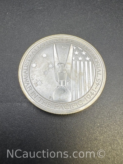 2013 1/2 Oz .999 Fine Silver War In The Pacific Bullion Coin