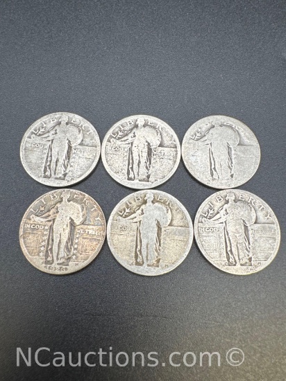 Standing Liberty 90% Silver Quarters