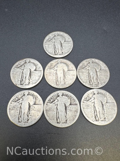 Standing Liberty 90% Silver Quarters