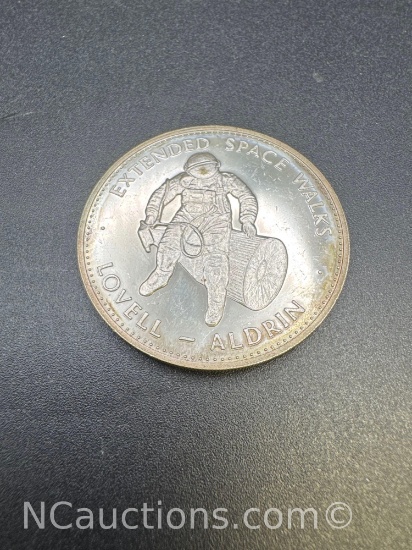 1966 Extended Space Walks 90% Silver Coin