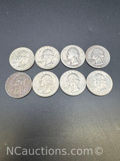 90% Silver Washington Quarters