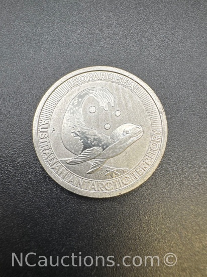 2020 Australian Leopard seal 1/3 Oz 9995 Platinum Coin