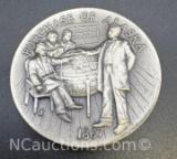 1867 Purchase Of Alaska Sterling Silver Coin 34. Grams
