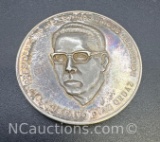 President De Los Estados 90% Silver Coin 28. Grams