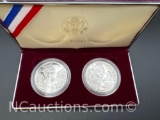 1999 Dolley Madison 90% Silver Proof And Uncirculated Dollars 26. Grams
