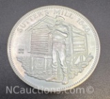 1848 Sutters Mill Sterling Silver Coin 26. Grams