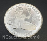 Disney 1 Troy Oz .999 Fine Silver The Witch Bullion Coin
