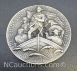 1776 Washington Crossing The Delaware Sterling Silver Coin 36. Grams