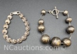 Sterling Silver Bracelets 33. Grams