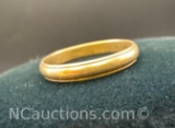 14k Gold Band Ring 2.45 Grams Size 9