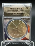 ANACS MS70 2021-S American Silver Eagle