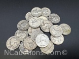 90% Silver Washington Quarters 123 GRAMS