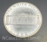 1992 The White House 200th Anniversary 90% Silver Dollar Coin 26. Grams