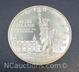 1986 Ellis Island 90% Silver Dollar Coin 27. Grams